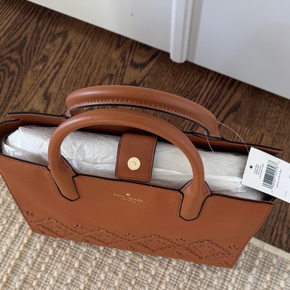 Kate Spade Tan Leather Satchel - Picture 2 of 5